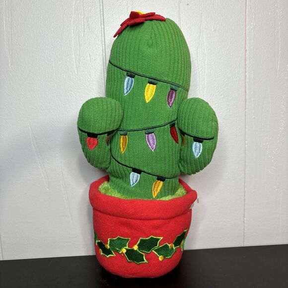 Christmas Other - Animated Christmas Cactus Tree Plush Musical Dancing Sings Jingle Bell Rock